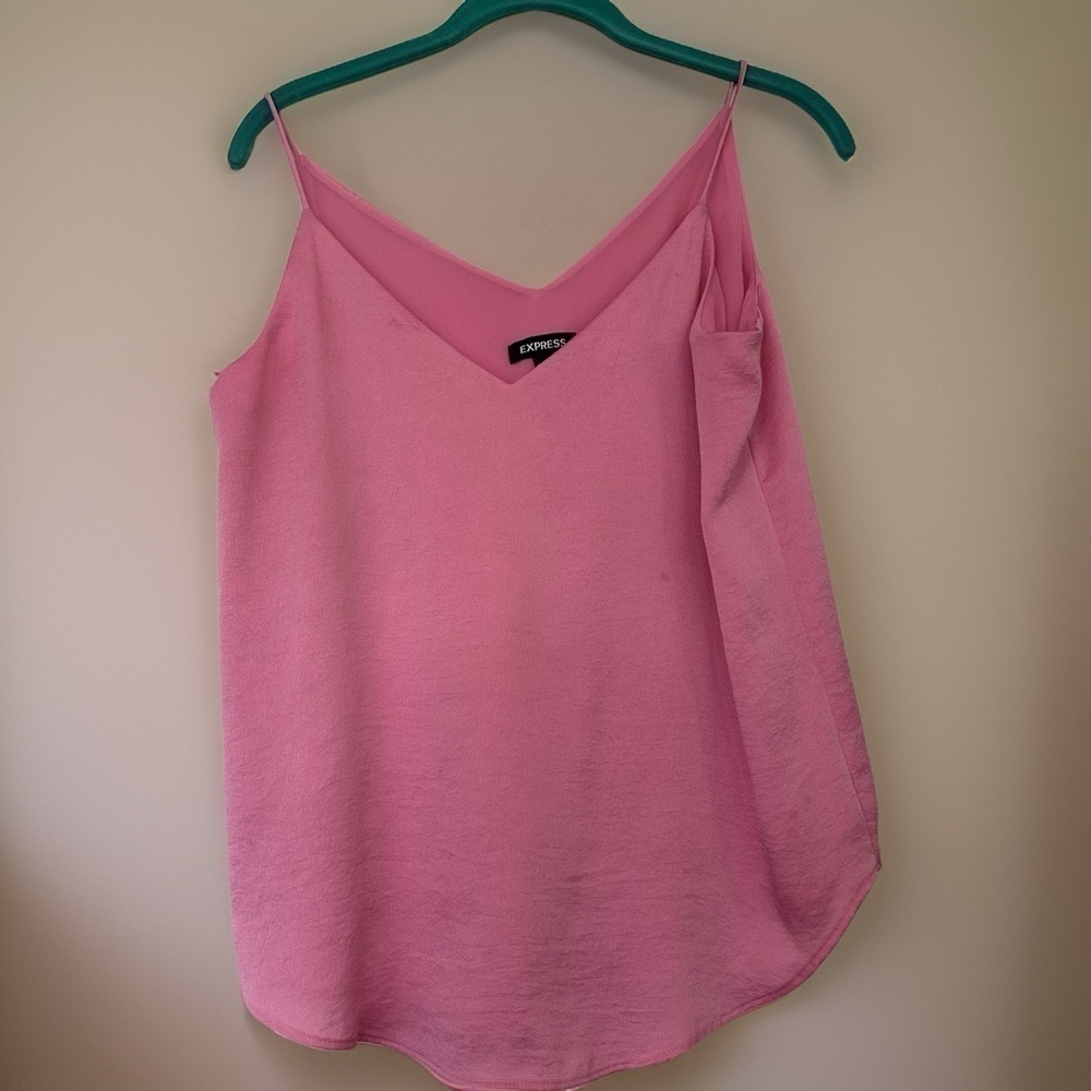 Express light pink tank top cami size small
